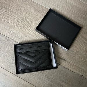 Black cardholder wallet